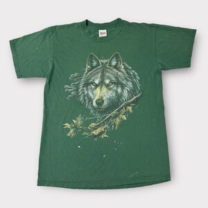 Vintage 90’s Graphic Wolf Tee